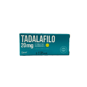 TADALAFILO LP 20 MG CAJA X 4 TABLETAS